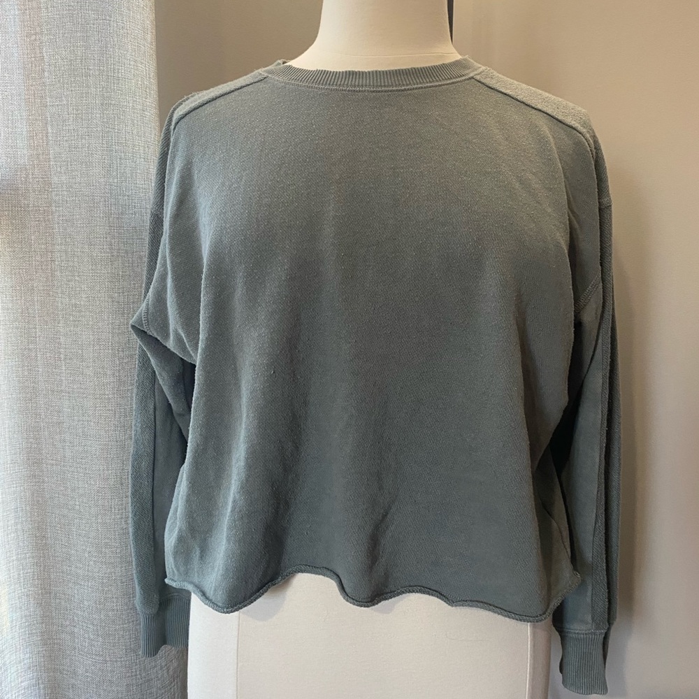 Aerie green pullover